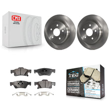 Load image into Gallery viewer, Rear Disc Brake Rotors And Ceramic Pad Kit For Jeep Grand Cherokee Dodge Durango