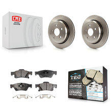 Load image into Gallery viewer, Rear Disc Brake Rotor &amp; Ceramic Pad Kit For Jeep Grand Cherokee Dodge Durango WK