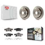 Rear Disc Brake Rotor & Ceramic Pad Kit For Jeep Grand Cherokee Dodge Durango WK