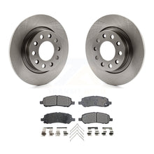 Charger l&#39;image dans la galerie, Rear Disc Brake Rotors And Ceramic Pads Kit For 2013-2016 Dodge Dart