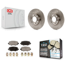 Load image into Gallery viewer, Rear Disc Brake Rotors And Ceramic Pads Kit For Jeep Cherokee Chrysler 200