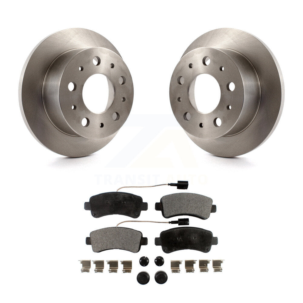 Rear Disc Brake Rotors And Ceramic Pads Kit For Ram ProMaster 3500