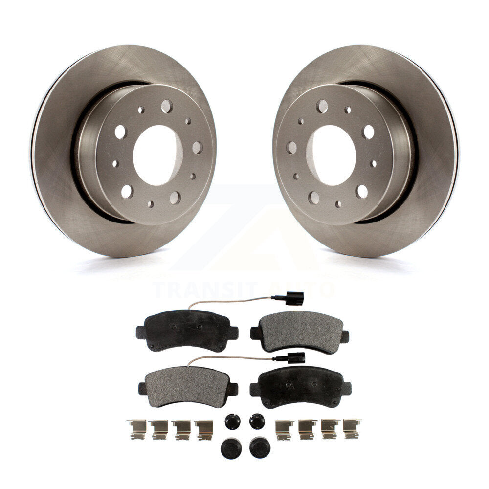 Rear Disc Brake Rotors And Ceramic Pads Kit For Ram ProMaster 1500 2500 3500