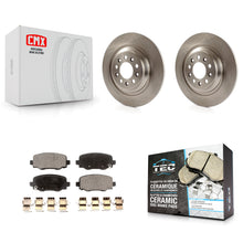Charger l'image dans la galerie, Rear Disc Brake Rotors And Ceramic Pads Kit For Jeep Cherokee