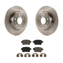 Charger l&#39;image dans la galerie, Rear Disc Brake Rotors And Ceramic Pads Kit For 2014-2020 Fiat 500L