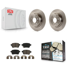 Load image into Gallery viewer, [Rear] 2014-2020 Fiat 500L Premium OE Brake Rotors &amp; Ceramic Pads Kit For Max Braking