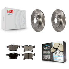 Charger l'image dans la galerie, Rear Brake Rotor And Ceramic Pad Kit For Chrysler Pacifica Voyager Grand Caravan