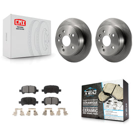 Rear Disc Brake Rotors And Ceramic Pads Kit For Toyota Camry Solara