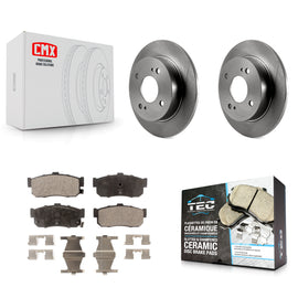 Rear Brake Rotors Ceramic Pad Kit For Nissan Altima Sentra Infiniti G20 INFINITI