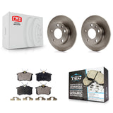 Rear Brake Rotor & Ceramic Pad Kit For Audi A4 Quattro With 245mm Diameter