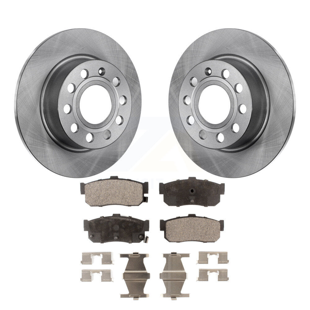 Rear Disc Brake Rotors & Ceramic Pad Kit For Nissan Maxima Infiniti I30 INFINITI