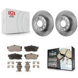 Rear Disc Brake Rotors & Ceramic Pad Kit For Nissan Maxima Infiniti I30 INFINITI