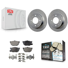 Load image into Gallery viewer, Rear Disc Brake Rotors And Ceramic Pads Kit For Hyundai Elantra Tiburon