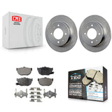 Rear Disc Brake Rotors And Ceramic Pads Kit For Hyundai Elantra Tiburon