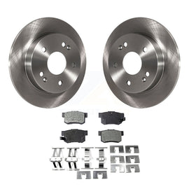 [Rear] 1997-2001 Honda Prelude Premium OE Brake Rotors & Ceramic Pads Kit For Max Braking
