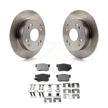 Charger l&#39;image dans la galerie, Rear Disc Brake Rotors And Ceramic Pads Kit For Honda Accord Acura CL