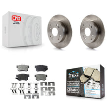 Load image into Gallery viewer, Rear Disc Brake Rotors And Ceramic Pads Kit For Honda Accord Acura CL