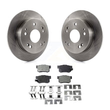 Charger l&#39;image dans la galerie, Rear Disc Brake Rotor &amp; Ceramic Pad Kit For Honda Accord Civic Acura RSX Integra