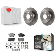 Load image into Gallery viewer, Rear Disc Brake Rotor &amp; Ceramic Pad Kit For Honda Accord Civic Acura RSX Integra