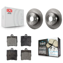 Load image into Gallery viewer, Rear Brake Rotor And Ceramic Pad Kit For Mercedes-Benz SLK280 With Sport Package