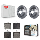 Rear Brake Rotors Ceramic Pad Kit For Mercedes-Benz C230 C240 Chrysler Crossfire