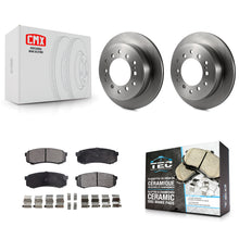 Load image into Gallery viewer, Rear Brake Rotor And Ceramic Pad Kit For Toyota 4Runner Sequoia FJ Cruiser Lexus