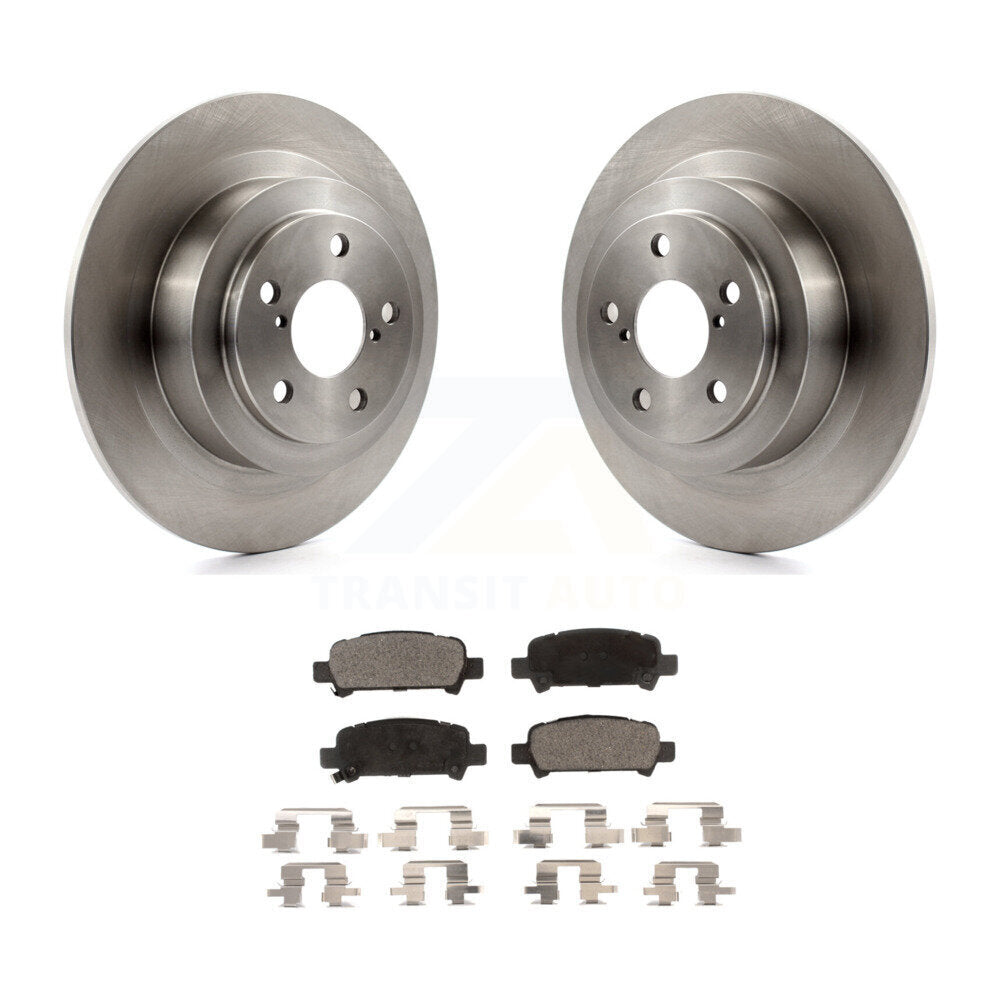 Rear Disc Brake Rotors And Ceramic Pads Kit For Subaru Outback Legacy Baja