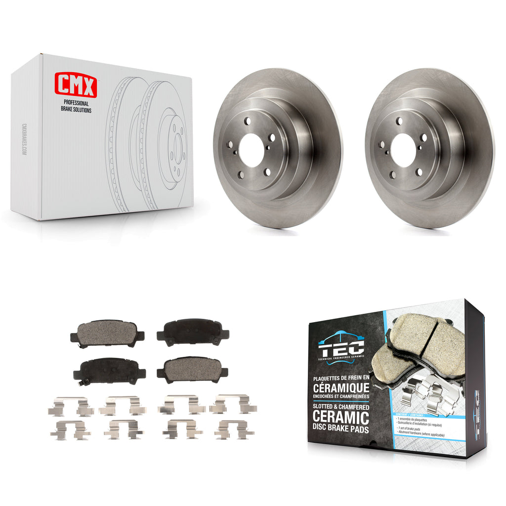 Rear Disc Brake Rotors And Ceramic Pads Kit For Subaru Outback Legacy Baja