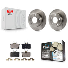 Load image into Gallery viewer, Rear Disc Brake Rotors And Ceramic Pad Kit For Volkswagen Passat Audi A4 Quattro