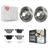 Rear Disc Brake Rotors And Ceramic Pads Kit For BMW X5