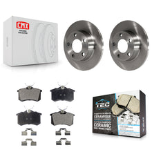 Charger l'image dans la galerie, Kit de disques de frein à disque arrière et plaquettes en céramique pour Audi A6 Quattro Allroad 