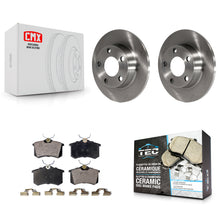 Charger l'image dans la galerie, Kit de disques de frein à disque arrière et plaquettes en céramique pour Audi A6 Quattro Allroad 