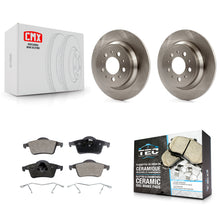 Load image into Gallery viewer, Rear Disc Brake Rotors And Ceramic Pads Kit For Volvo S60 V70 XC70 S80