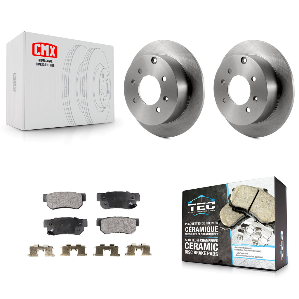 Kit de Rotor de frein à disque arrière et de plaquettes en céramique, pour Hyundai Sonata Kia Optima Magentis 