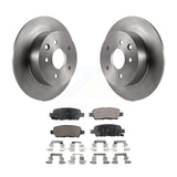 Rear Disc Brake Rotors And Ceramic Pads Kit For Nissan Altima Sentra Maxima Juke