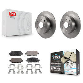 Rear Disc Brake Rotors And Ceramic Pads Kit For Nissan Altima Sentra Maxima Juke