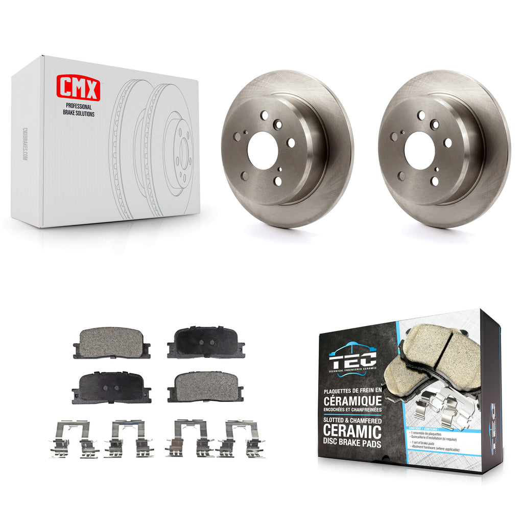 Rotors de frein à disque arrière et Kit de plaquettes en céramique pour Toyota Camry Lexus ES330 ES300 