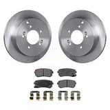 Rear Disc Brake Rotors And Ceramic Pads Kit For Hyundai Tucson Kia Sportage AWD