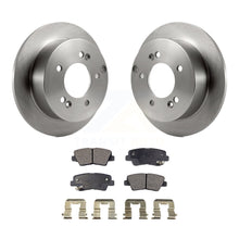 Charger l&#39;image dans la galerie, Rear Disc Brake Rotors And Ceramic Pads Kit For Hyundai Sonata 2.4L