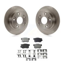 Charger l&#39;image dans la galerie, Rear Disc Brake Rotors And Ceramic Pads Kit For Honda Accord Acura TSX