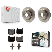 Charger l'image dans la galerie, Rear Disc Brake Rotors And Ceramic Pad Kit For Nissan 350Z Infiniti G35 INFINITI