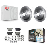 Rear Disc Brake Rotors And Ceramic Pads Kit For Acura RDX