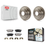 [Rear] 2004-2006 Kia Amanti Premium OE Brake Rotors & Ceramic Pads Kit For Max Braking