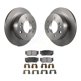 [Rear] 2003-2006 Kia Sorento Premium OE Brake Rotors & Ceramic Pads Kit For Max Braking