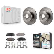 Charger l'image dans la galerie, Rear Brake Rotor Ceramic Pad Kit For Nissan INFINITI Maxima G37 G35 M35 370Z G25