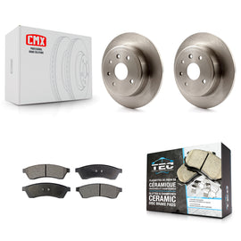 [Rear] 2004-2006 Chevrolet Epica Suzuki Verona Premium OE Brake Rotors & Ceramic Pads Kit For Max Braking