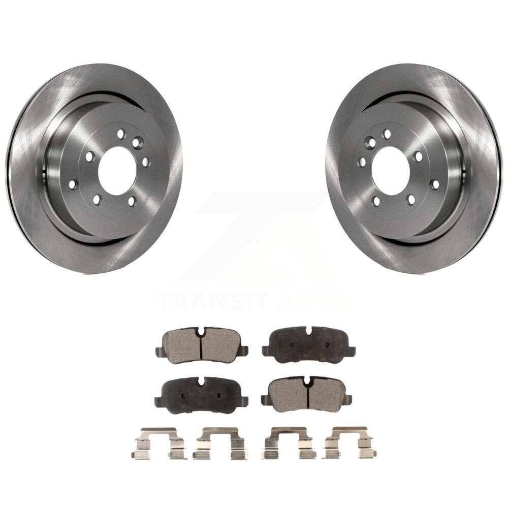 Rear Disc Brake Rotors And Ceramic Pads Kit For Land Rover Range Sport LR4 LR3