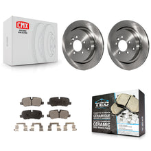Charger l'image dans la galerie, Rear Disc Brake Rotors And Ceramic Pads Kit For Land Rover Range Sport LR4 LR3