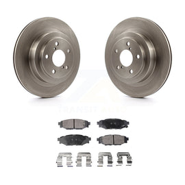 Rear Disc Brake Rotors And Ceramic Pads Kit For Subaru Legacy