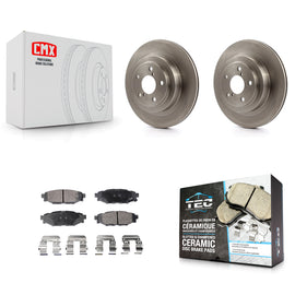 Rear Disc Brake Rotors And Ceramic Pads Kit For Subaru Legacy